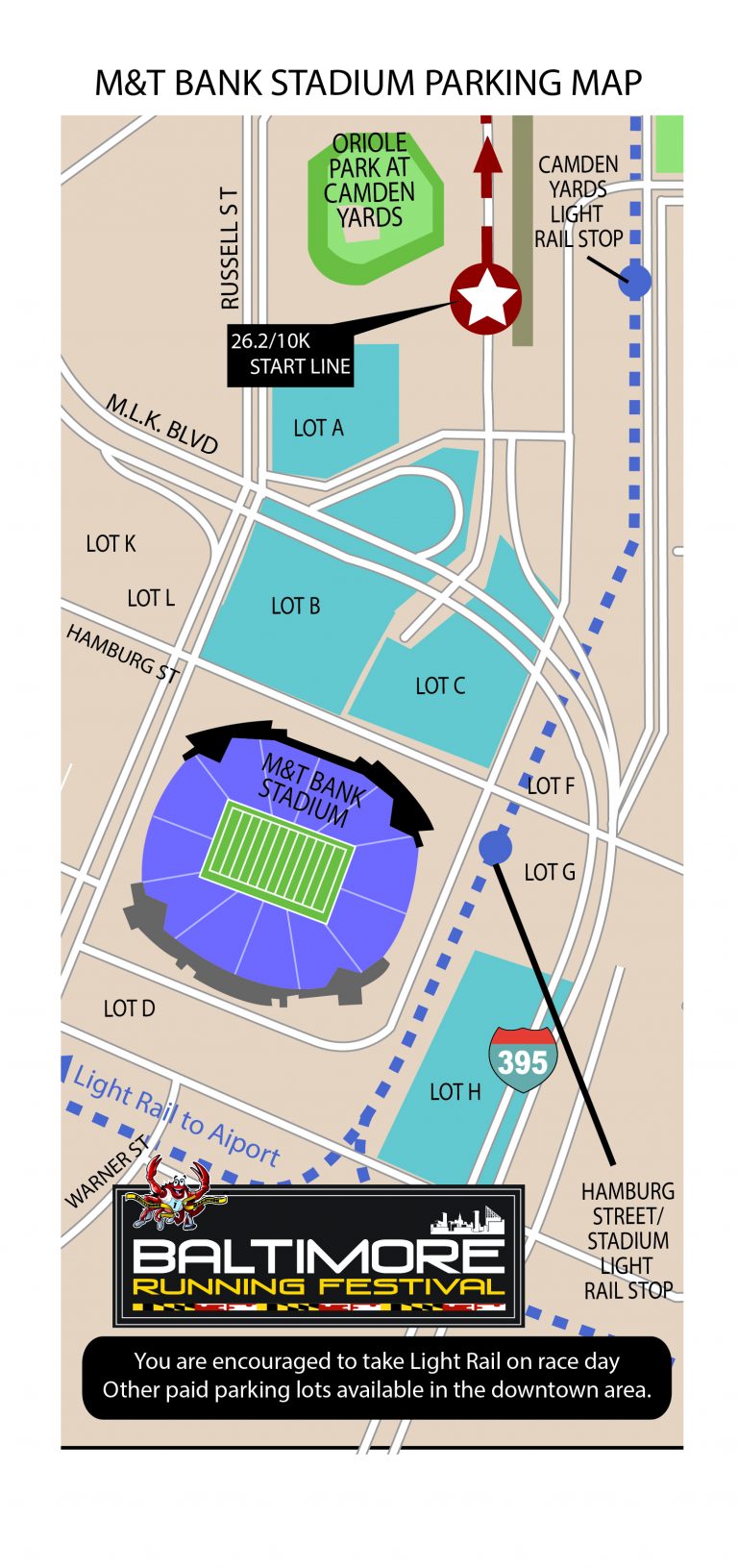 Parking & Directions Baltimore Running Festival
